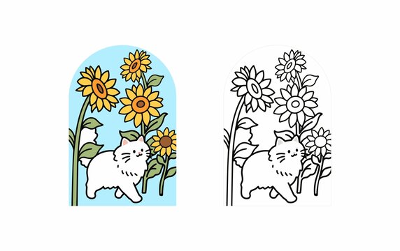 小貓發(fā)光燈圖案