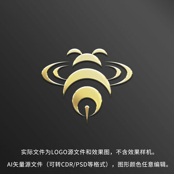蜜蜂LOGO蜂蜜標志