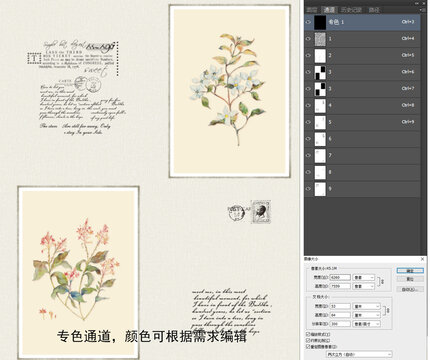 北歐現(xiàn)代英文相框花型分層
