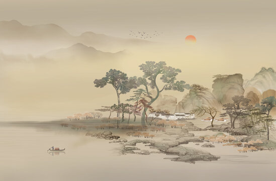 山水畫