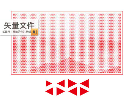 鏤空山三角形