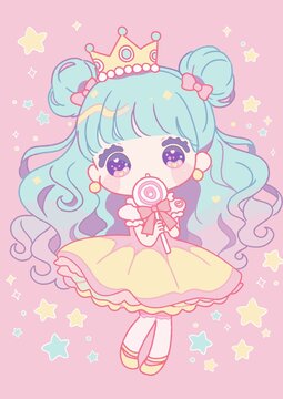 甜美夢幻的雙馬尾公主