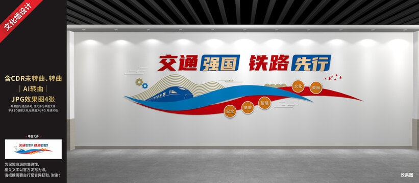 交通強國鐵路先行文化墻