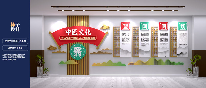 中醫(yī)文化墻設(shè)計效果圖