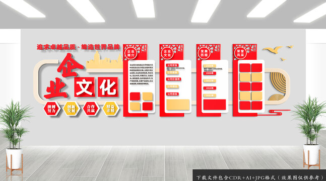 紅色企業(yè)文化墻