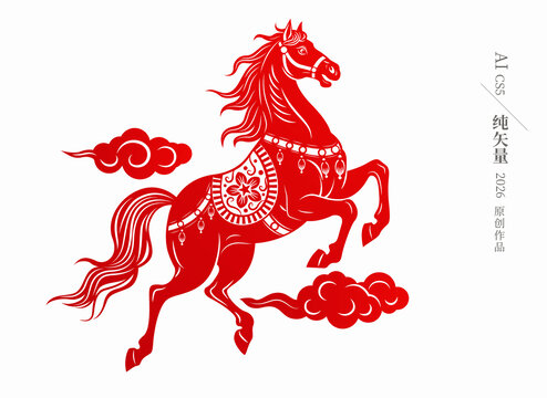 馬剪紙
