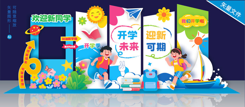 幼兒園開學美陳
