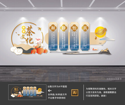 茶文化文化墻