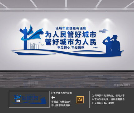 城市管理文化墻