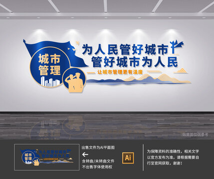 城市管理文化墻