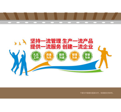 企業(yè)一流理念文化墻