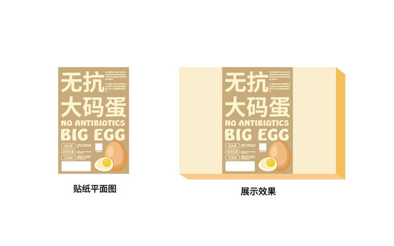 雞蛋包裝盒貼紙
