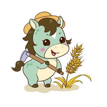卡通馬