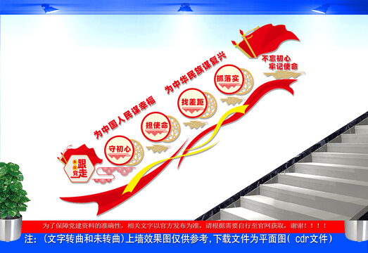 黨支部樓道文化墻