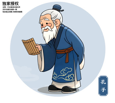孔子卡通形象