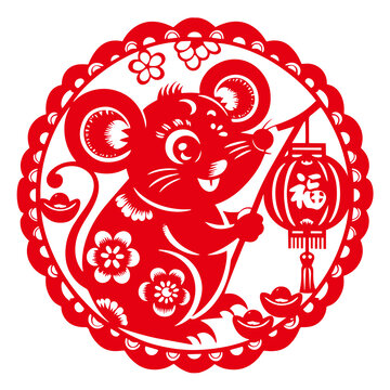 卡通鼠插畫