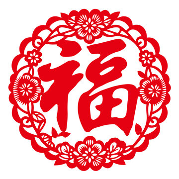 福字窗花