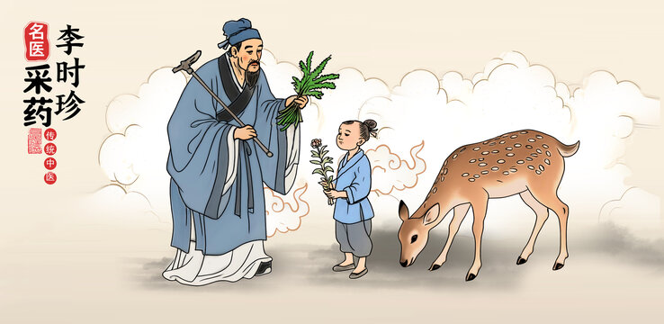 李時珍采藥圖