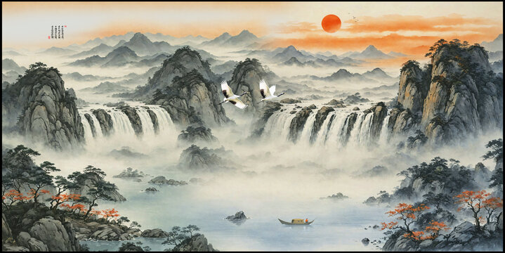 山水風(fēng)景畫