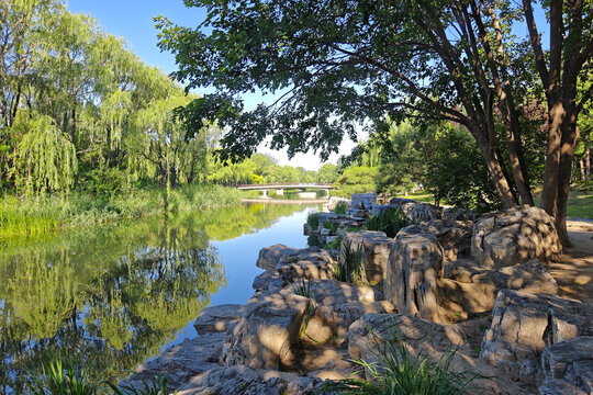 北京奧林匹克森林公園風光