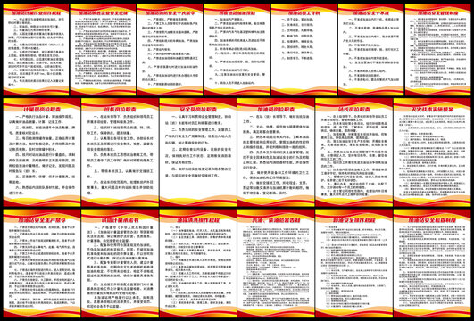 加油站全套制度