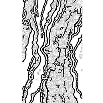 不規(guī)則彎曲線條壓紋鏤空肌理紋