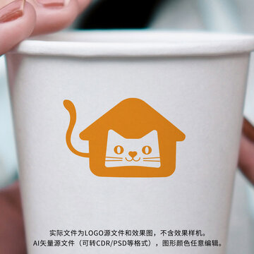 寵物貓LOGO貓糧寵物診所貓砂
