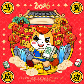 馬年冰箱貼玻璃貼
