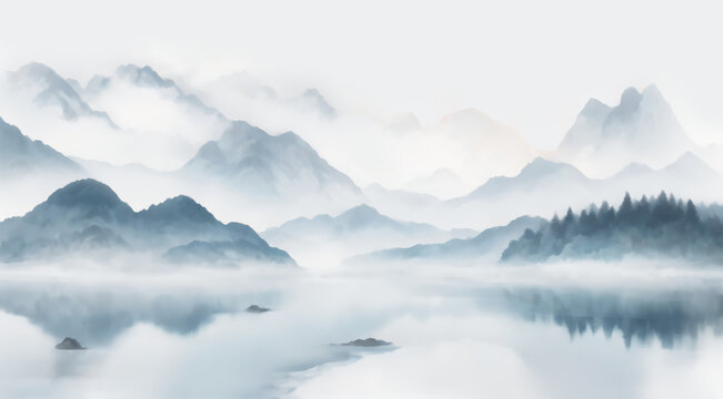 水墨山水