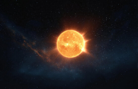 浩瀚宇宙中的璀璨太陽
