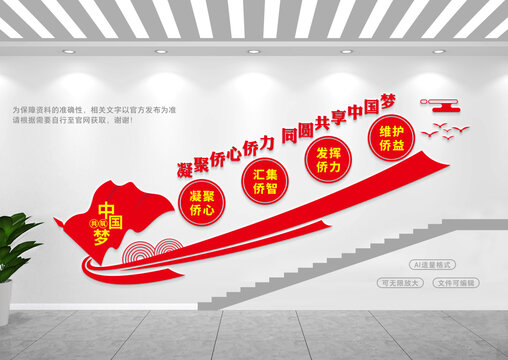 華僑樓梯文化墻