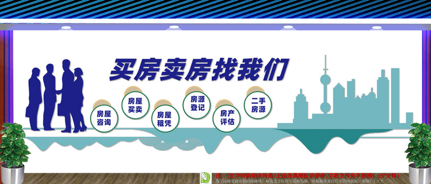 房產(chǎn)中介文化墻
