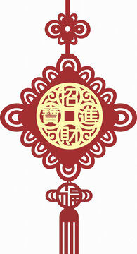 中式傳統招財進寶掛飾