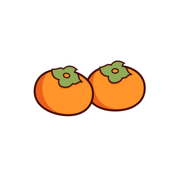 柿子插畫