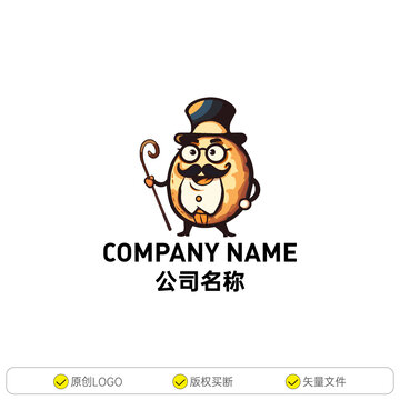 可愛的卡通烘焙商標(biāo)