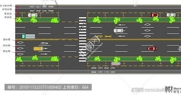 城市道路规划平面图