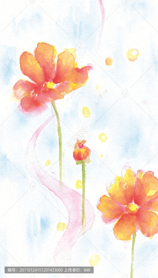 水彩小花（未分層）