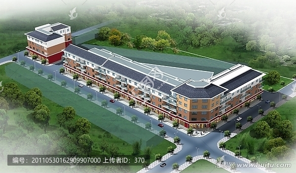 小區(qū)鳥瞰圖