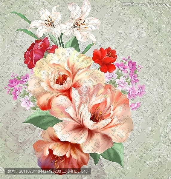 花卉圖案素材