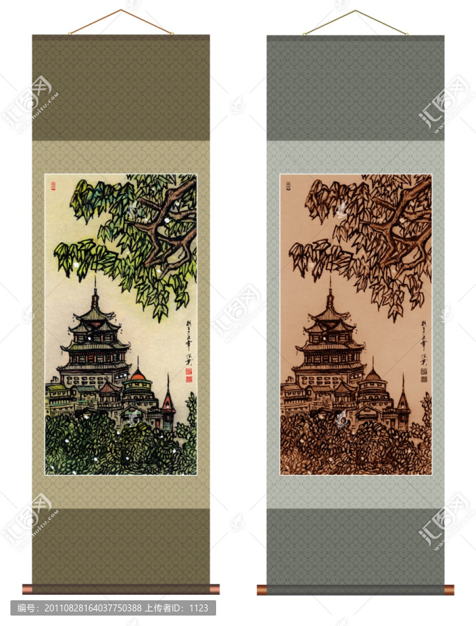 山水風(fēng)景國畫