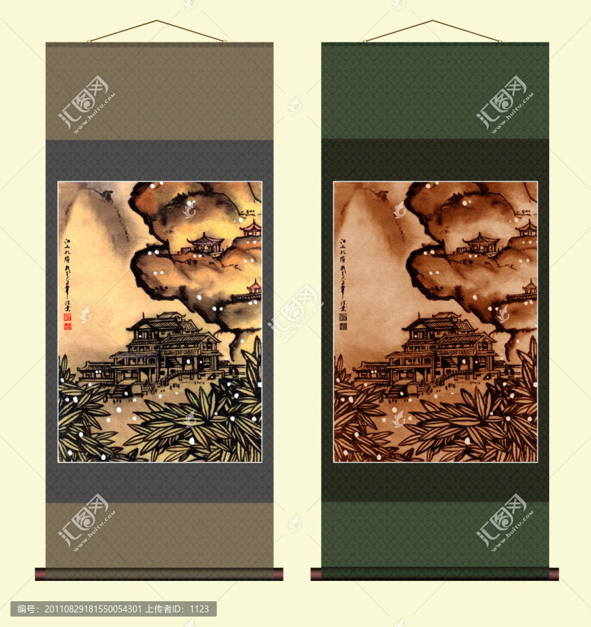 山水風(fēng)景國(guó)畫
