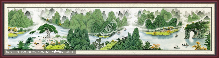 桂林山水漓江畫廊