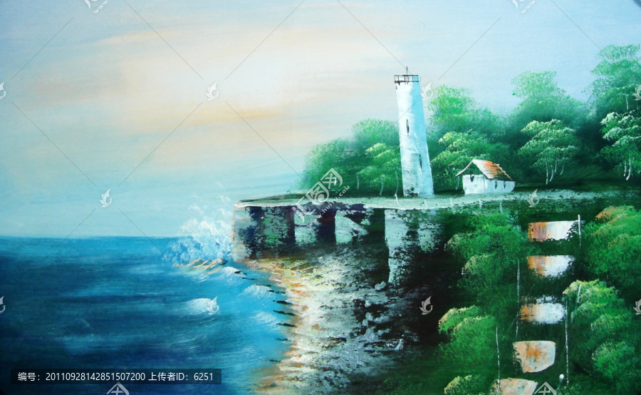 海景油畫