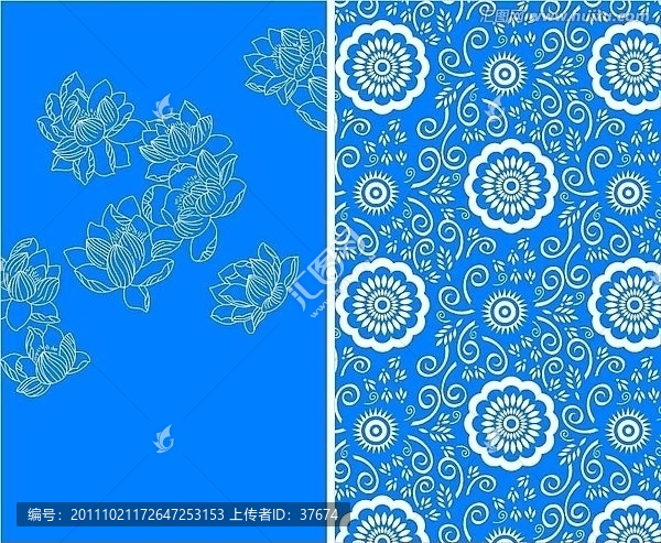 線描背景紋