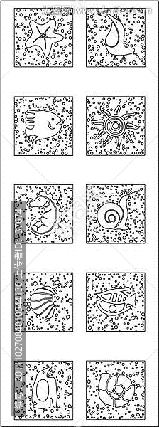 海地世界门雕刻图