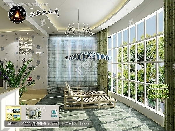 簡(jiǎn)約現(xiàn)代風(fēng)格入戶花園效果圖