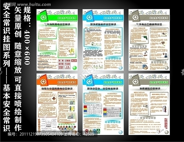 安全常識掛圖系列,基礎(chǔ)安全常識