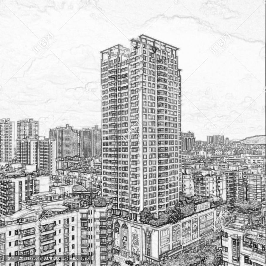 建筑速寫