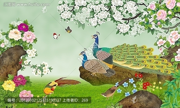 春回大地披錦繡