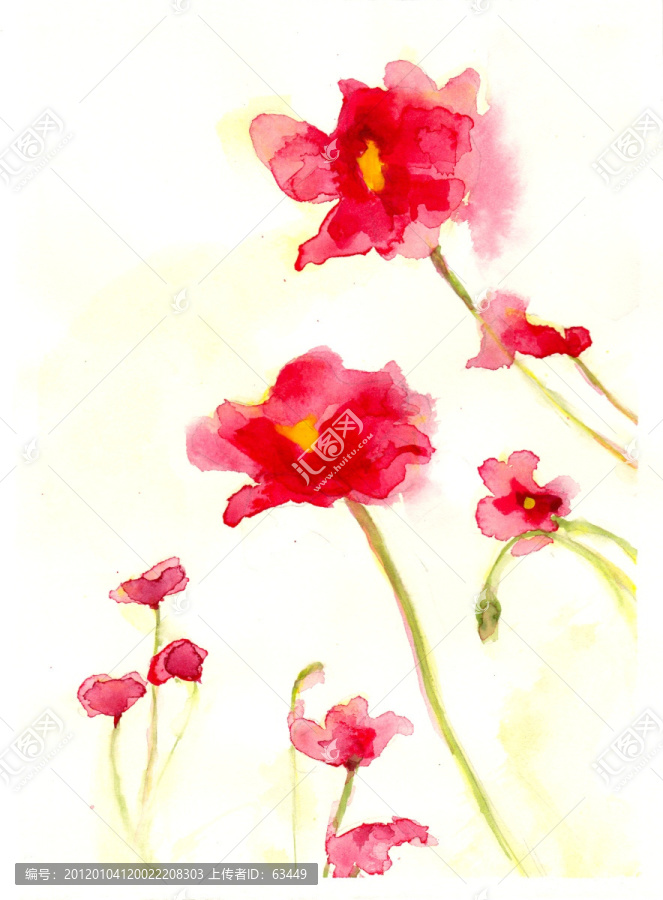 水彩花卉（未分層）